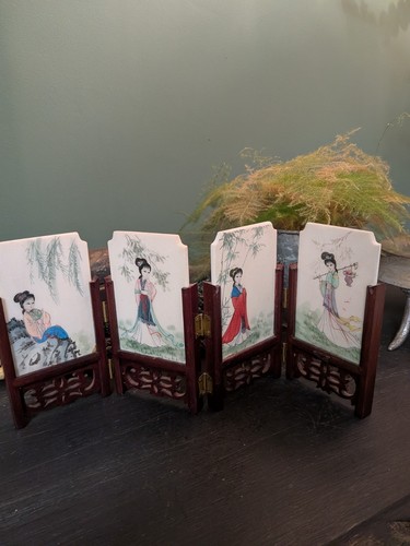 Vintage oriental folding - vintage,
