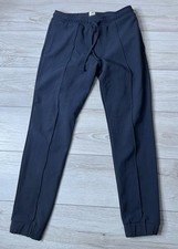 WOMENS NOVU COLLECTION SIZE M BLACK DRAWSTRING JOGGER TROUSERS