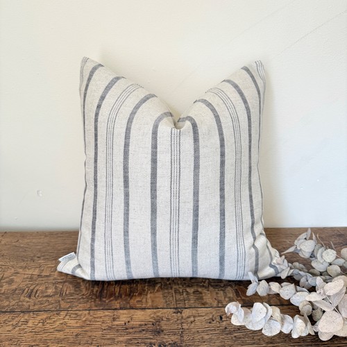 1728 handmade charcoal stripe - 1728.,