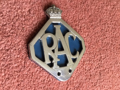 Vintage car badge rac type - car, badge.(
