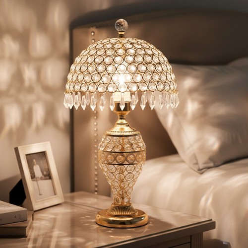 Crystal bedside night light - crystal,