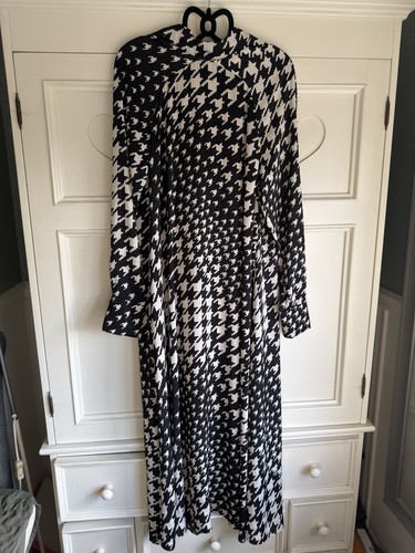 Print long dress - print, m