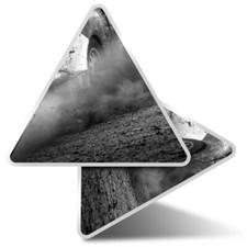 2 x Triangle Stickers  10cm -