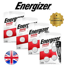 Energizer CR2450 CR2032 CR2025 CR2016 Lithium Coin Cell Battery Long Expiry Date