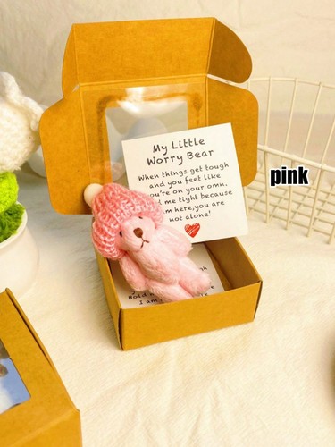 Teddybear hug a box - a,