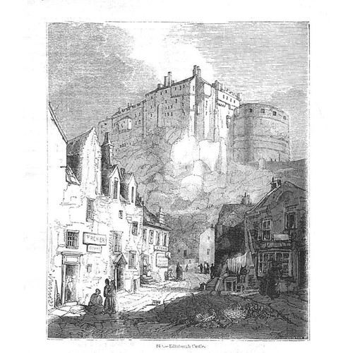 Edinburgh castle antique - edinburgh,