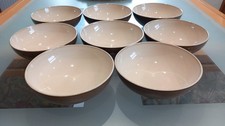 8 Denby Pampas Pattern Cereal Bowls in used condition.