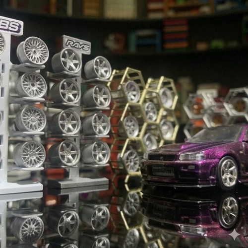 Wheel rim display stand - wheel,