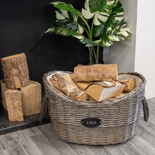 Tapered wicker log - tapered, storage