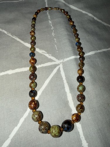 Vintage gold scottish agate - vintage,