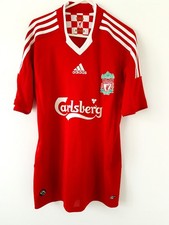 Liverpool Home Shirt 2008. Small Adults 34/36. Original Adidas. Red Football Top