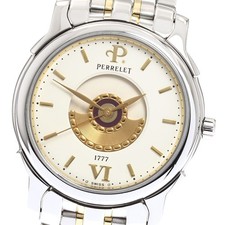 PERRELET 1290 Double rotor beige Dial Automatic Men's Watch_908714