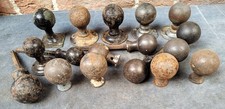 Job Lot of 17 Cast Metal Round