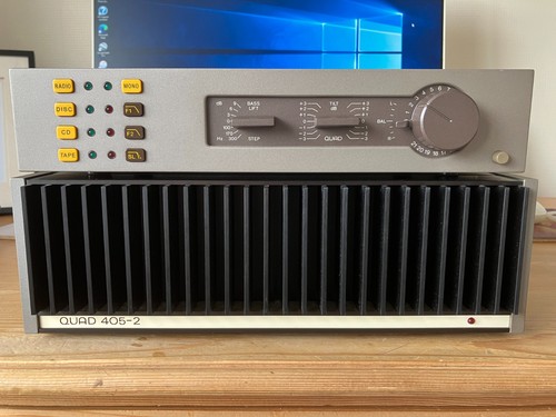 Quad 405 amplifier and - and,