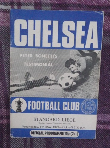 1971 peter bonetti testimonial - peter,