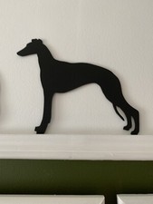 Whippet / Greyhound / Lurcher Dog Door Topper Silhouette Ornament Gift Present