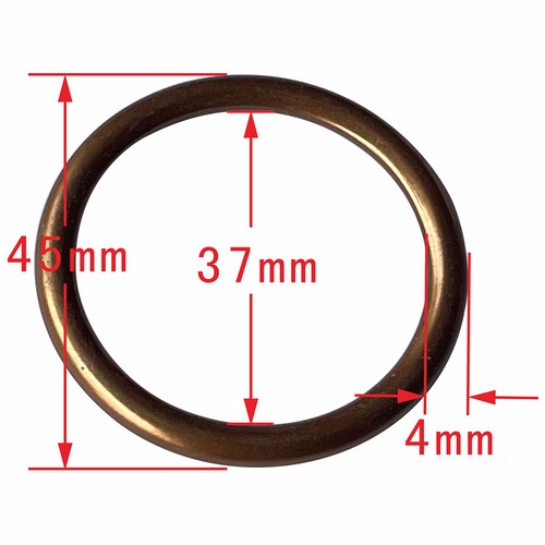 1pcs 37x45x4mm exhaust gasket - 1pcs,