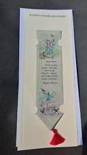 Vintage CASH’S Bookmark Coventry Woven Silk - Peter Rabbit Beatrix Potter