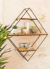 Metal Wall Shelf Diamond