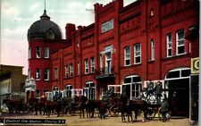 Central Fire Station Elmira NY Horse Drawn Equipment 1911 Vintage Postcard EE1