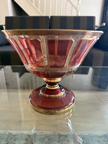 Vintage czech bohemian ruby - vintage,