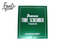 Ibanez TS808HW Hand Wired Tube Screamer electric guitar overdrive pedal in tin