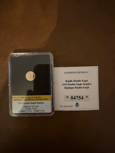 Solid gold double eagle - gold,