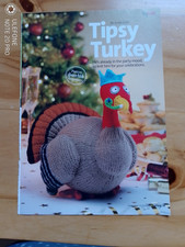 Alan Dart  Knitting Pattern  Tipsy Turkey Toy or Christmas Decoration