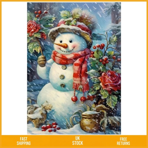 Festive snowman diamond - 5d,
