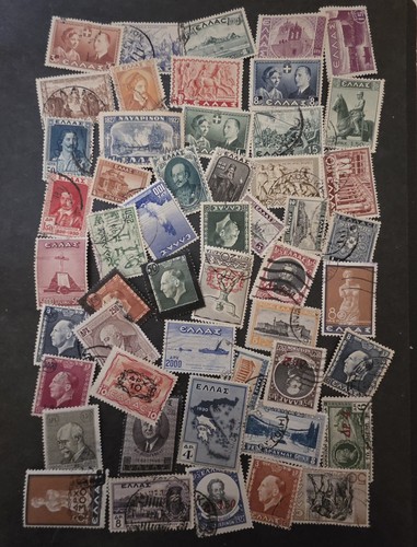 Greece stamp lot used t22000 - greece,