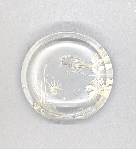 Vintage 1950 reverse carved - 1950's,