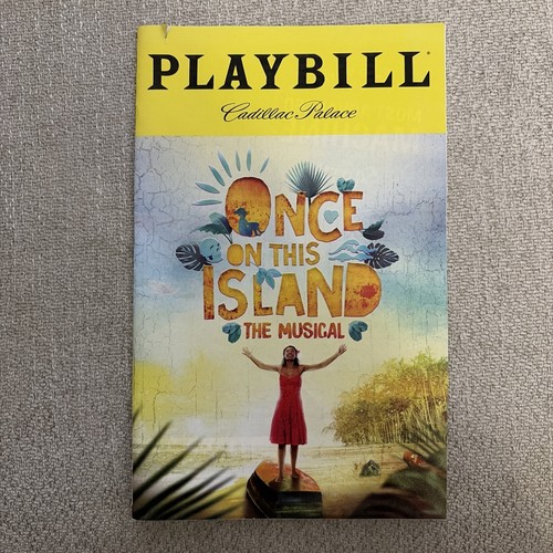 Playbill once this island - playbill, on