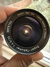 EXCELLENT PENTAX Super Takumar 20mm F/4.5 For M42 Prime Lens