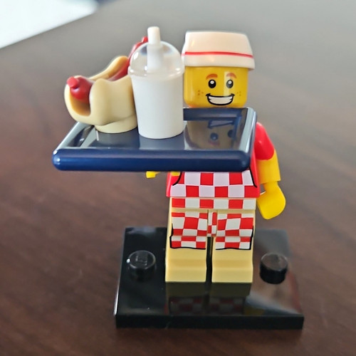 Lego minifigures hot - hot, dog