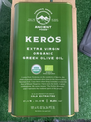 Organic olive oil keros - organic, greek