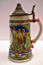 Vintage German Beer Stein With