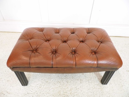 Vintage chesterfield leather - chesterfield,