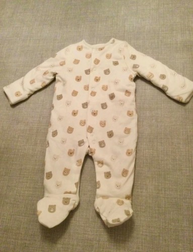 Baby bear pramsuit padded - bear, /