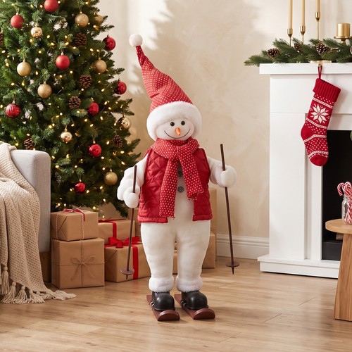 2ft singing skiing santa - 2ft,