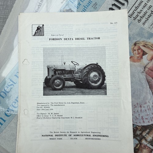 Fordson dexta diesel - diesel, tractor