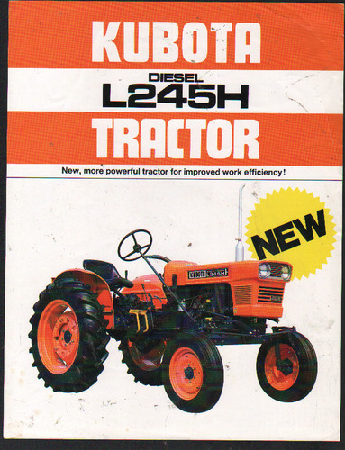 Kubota l245h tractor - kubota, "l245h"