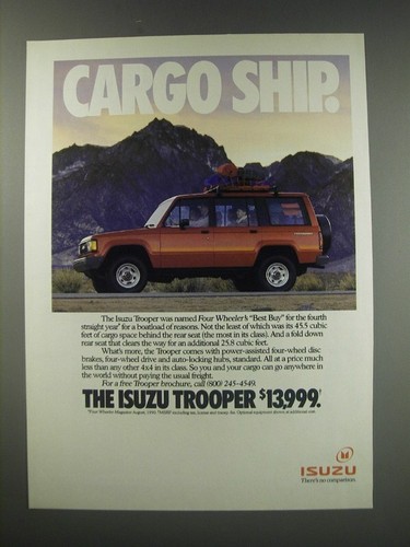 1991 isuzu trooper cargo - 1991,