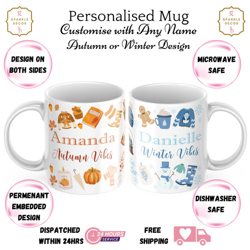 Personalised autumn name - autumn,