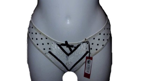 Cream black polka dot - polka, lace
