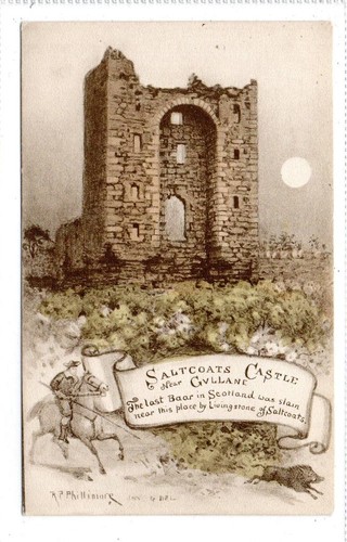 Saltcoats castle near - saltcoats,