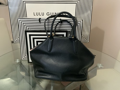 Lulu guinness black grainy - guinness,