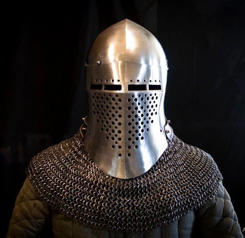 Medieval bascinet griffon - medieval,