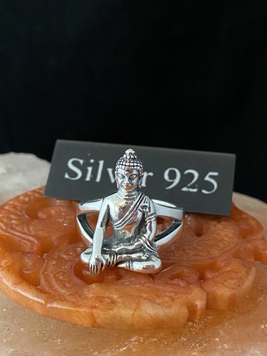 Chunky solid silver - solid, budda