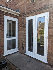 Stock upvc french doors - stock,