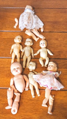 Vintage 1960s plastic dolls - vintage,